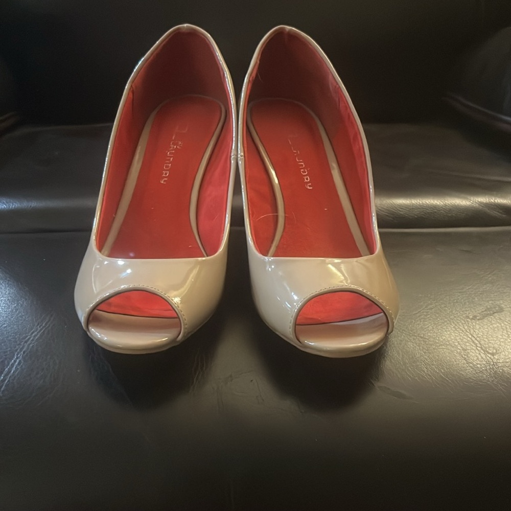 Wedge tan patent leather - Picture 2 of 3